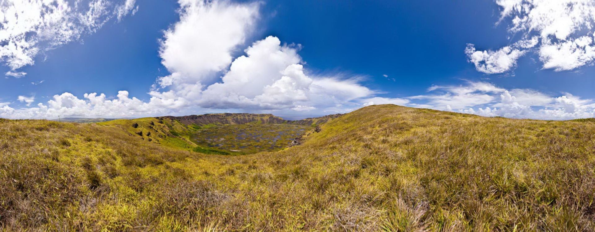 Rano Kau Volcano (From Top)