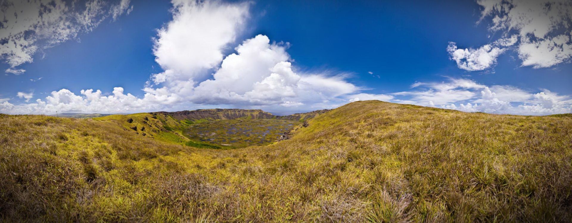 Rano Kau Volcano (From Top)
