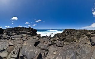 Baja Point, down the lava