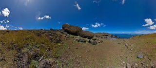 Akahanga Moai alone recto