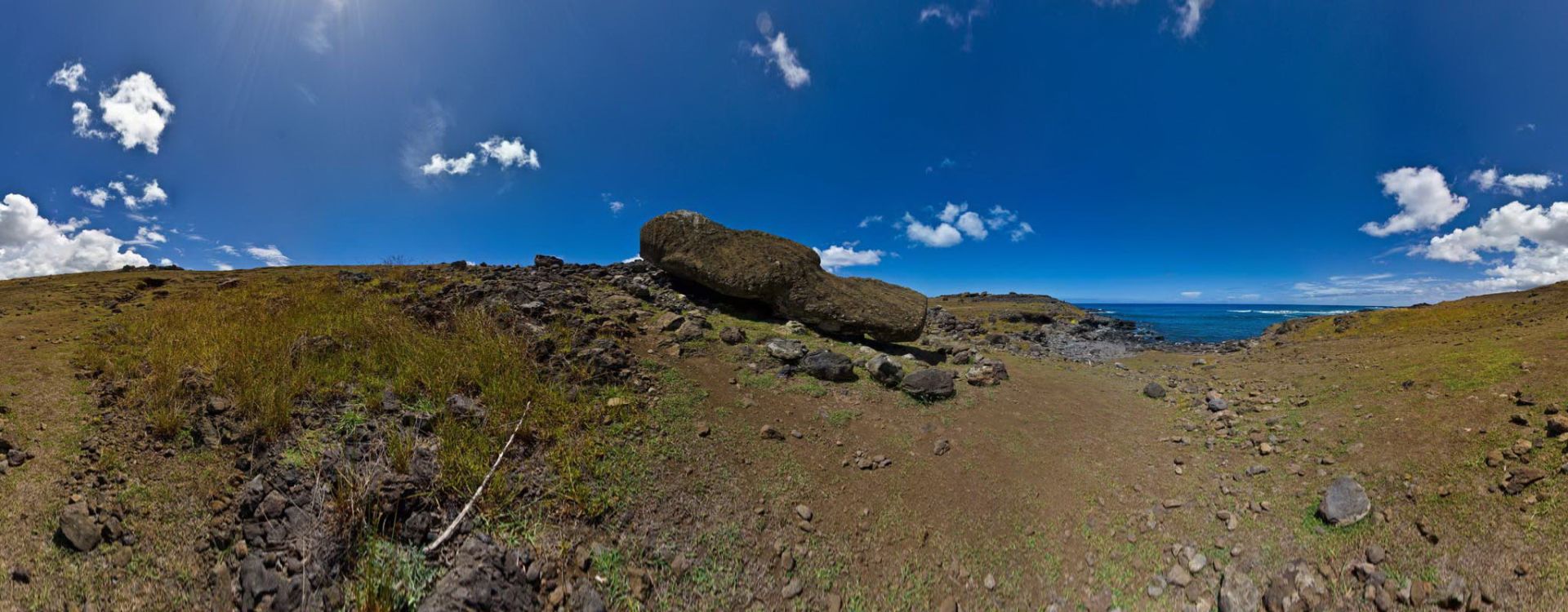 Akahanga Moai alone recto