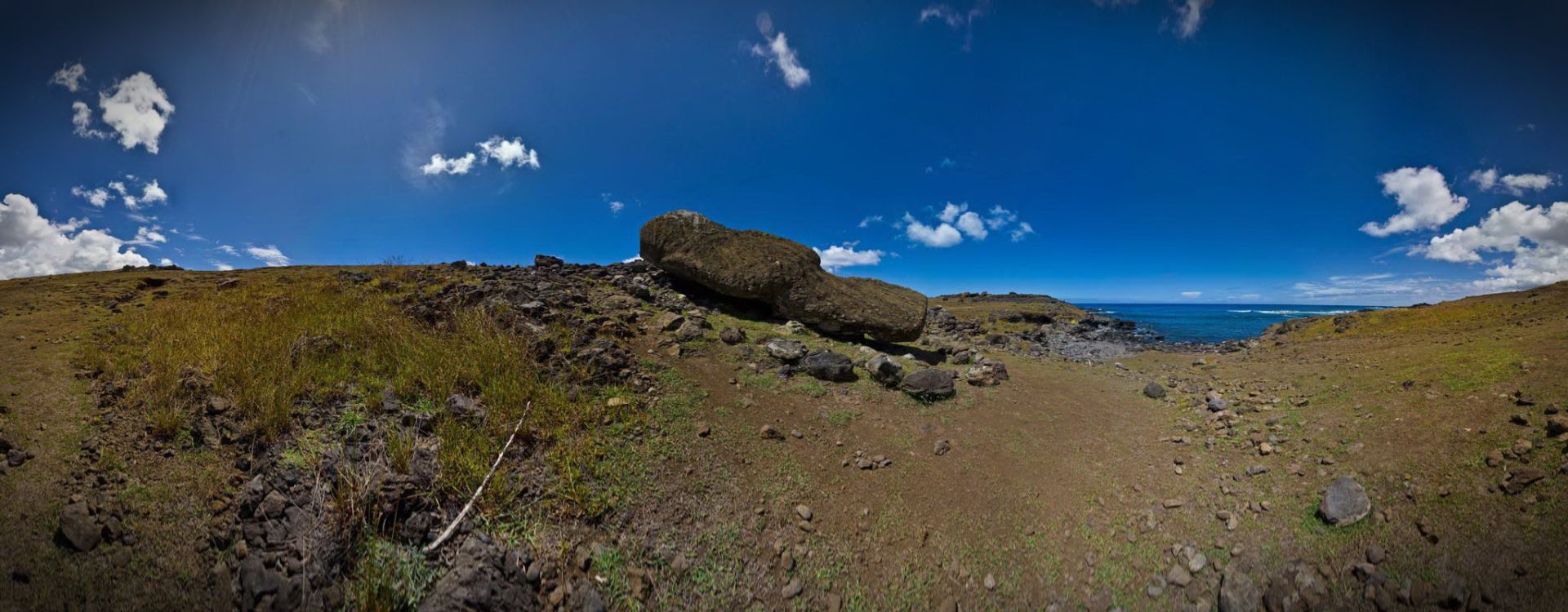 Akahanga Moai alone recto