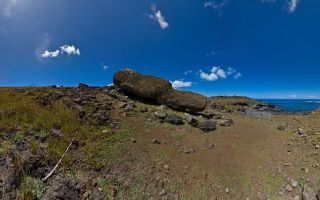 Akahanga Moai alone recto
